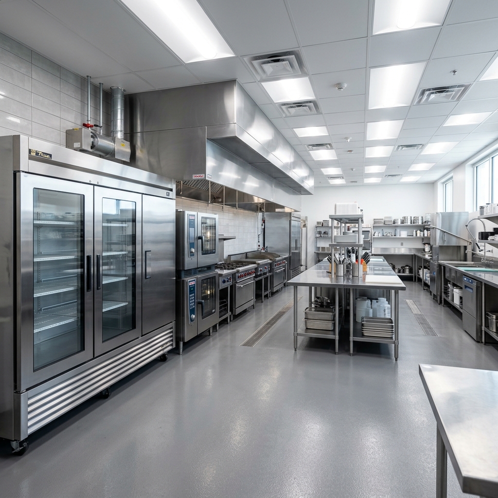 Cocina industrial y sistemas de refrigeración comerciales